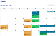 Termine neue Saison in Kalender einpflegen